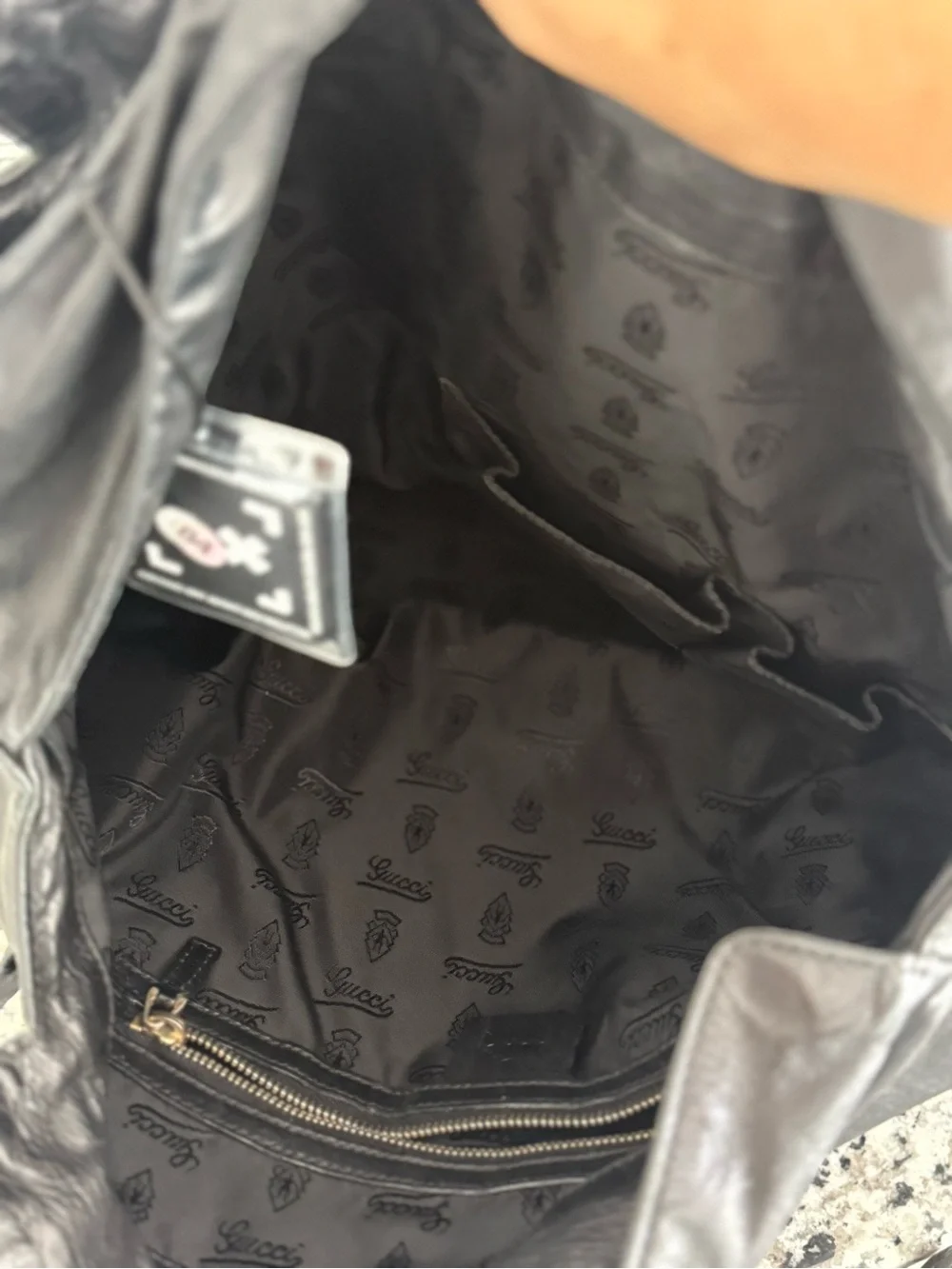 🖤 Authentic Gucci Hysteria Hobo – Black Leather | LegitApp COA